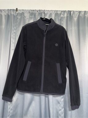 Vuori Black Full-Zip Fleece Jacket